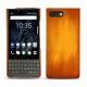 Funda de piel Blackberry Key2 - Orange Patine