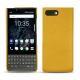 Blackberry Key2 leather cover - Jaune soulèu