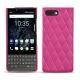Coque cuir Blackberry Key2 - Rose BB - Couture