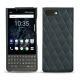 Custodia in pelle Blackberry Key2 - Blu marino - Couture