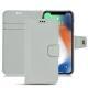 Capa em pele Apple iPhone Xr - Gris PU