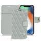 Capa em pele Apple iPhone Xr - Gris - Couture ( Nappa - Pantone W428C ) 