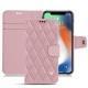 Capa em pele Apple iPhone Xr - Rose - Couture ( Nappa - Pantone 2365C ) 