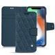 Apple iPhone Xr leather case - Indigo - Couture ( Pantone 303U ) 