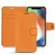 Custodia in pelle Apple iPhone Xs Max - Orange PU