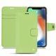Lederschutzhülle Apple iPhone Xs Max - Vert olive ( Nappa - Pantone 578U ) 
