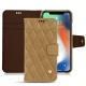 Custodia in pelle Apple iPhone Xr - Sable vintage - Couture