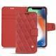 Housse cuir Apple iPhone Xr - Cerise vintage - Couture