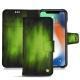 Lederschutzhülle Apple iPhone Xs Max - Vert Patine