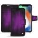 Funda de piel Apple iPhone Xs Max - Violet Patine