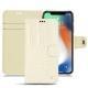 Capa em pele Apple iPhone Xr - Crocodile milk