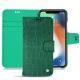 Custodia in pelle Apple iPhone Xr - Crocodile pino