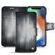 Funda de piel Apple iPhone Xr - Gris Patine
