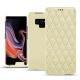 Capa em pele Samsung Galaxy Note9 - Ivoire - Couture ( Sleek P C12 - White ) 