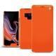 Housse cuir Samsung Galaxy Note9 - Orange fluo