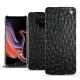 Housse cuir Samsung Galaxy Note9 - Autruche nero