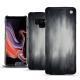Samsung Galaxy Note9 leather case - Gris Patine