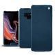 Samsung Galaxy Note9 leather case - Blu mediterran