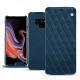 Housse cuir Samsung Galaxy Note9 - Blu mediterran - Couture