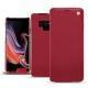 Samsung Galaxy Note9 leather case - Rouge passion