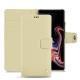 Housse cuir Samsung Galaxy Note9 - Beige ( Nappa - Pantone 7502C ) 