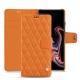 Samsung Galaxy Note9 leather case - Orange - Couture ( Nappa - Pantone 1495U ) 