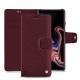 Capa em pele Samsung Galaxy Note9 - Lie de vin ( Pantone 5115C ) 