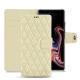 Custodia in pelle Samsung Galaxy Note9 - Ivoire - Couture ( Sleek P C12 - White ) 