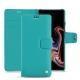 Housse cuir Samsung Galaxy Note9 - Bleu fluo
