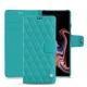 Custodia in pelle Samsung Galaxy Note9 - Bleu fluo - Couture