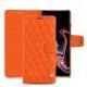 Lederschutzhülle Samsung Galaxy Note9 - Orange fluo - Couture
