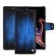 Capa em pele Samsung Galaxy Note9 - Bleu Patine
