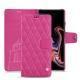Housse cuir Samsung Galaxy Note9 - Rose BB - Couture