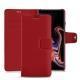 Housse cuir Samsung Galaxy Note9 - Rouge PU