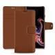 Samsung Galaxy Note9 leather case - Marron PU