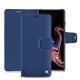 Samsung Galaxy Note9 leather case - Bleu frisson