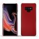 Coque cuir Samsung Galaxy Note9 - Rouge ( Nappa - Pantone 199C ) 