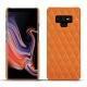 가죽 커버 Samsung Galaxy Note9 - Orange - Couture ( Nappa - Pantone 1495U ) 
