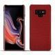 Samsung Galaxy Note9 leather cover - Tomate ( Pantone 187C ) 