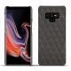 Custodia in pelle Samsung Galaxy Note9 - Anthracite - Couture ( Pantone 424C ) 