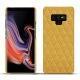 Samsung Galaxy Note9 leather cover - Mimosa - Couture ( Pantone 141C ) 