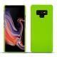 가죽 커버 Samsung Galaxy Note9 - Vert fluo