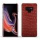 가죽 커버 Samsung Galaxy Note9 - Autruche ciliegia