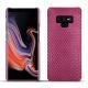 Coque cuir Samsung Galaxy Note9 - Serpent ciclamino