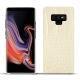 Samsung Galaxy Note9 leather cover - Crocodile milk