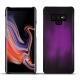 Samsung Galaxy Note9 leather cover - Violet Patine