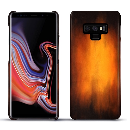 Capa em pele Samsung Galaxy Note9Fauve Patine