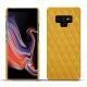 Capa em pele Samsung Galaxy Note9 - Jaune soulèu - Couture