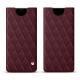 Capa em pele Samsung Galaxy Note8 - Lie de vin - Couture ( Pantone 5115C ) 