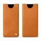 Pochette cuir Samsung Galaxy Note8 - Mandarine vintage ( Pantone 165C ) 